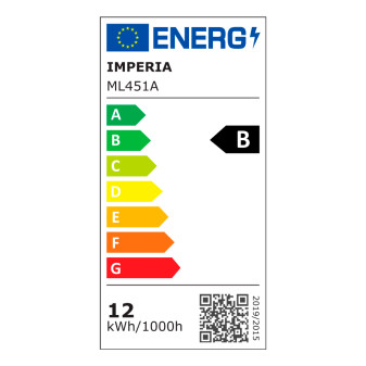 Imperia Lampadina LED E27 12W Goccia A60 Filament