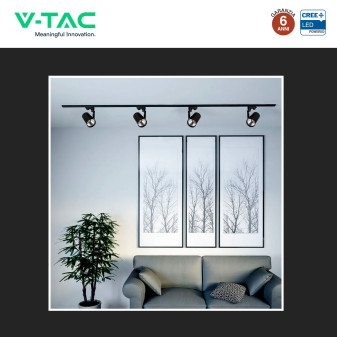 V-Tac VT-11122 Faretto LED da Binario Track Light COB Chip CREE
