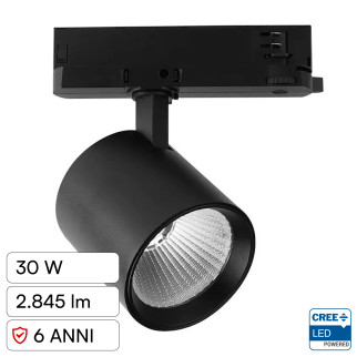 V-Tac VT-11130 Faretto LED da Binario Track Light COB Chip CREE