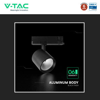 V-Tac VT-11130 Faretto LED da Binario Track Light COB Chip CREE
