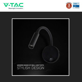 V-Tac VT-88063 Lampada LED da Muro 3W SMD Applique da Lettura