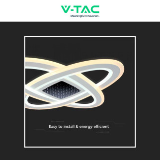 V-Tac VT-7962 Plafoniera LED a Superficie 130W SMD CCT Dimmerabile