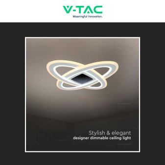 V-Tac VT-7962 Plafoniera LED a Superficie 130W SMD CCT Dimmerabile