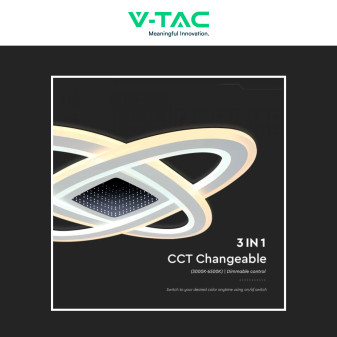 V-Tac VT-7962 Plafoniera LED a Superficie 130W SMD CCT Dimmerabile