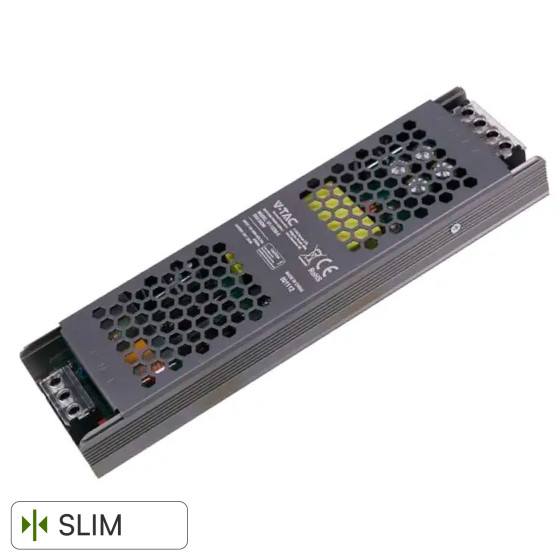 V-Tac VT-13250-S Alimentatore Led Slim 200W 12V 20,83A Per Uso Interno