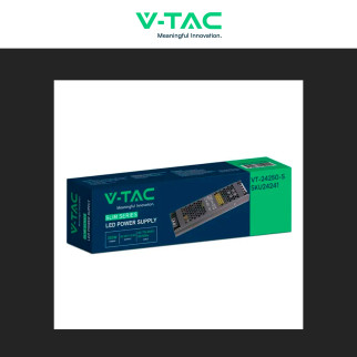 V-Tac VT-24250-SAlimentatore Led Slim 250W 24V 10,5A Per Uso Interno