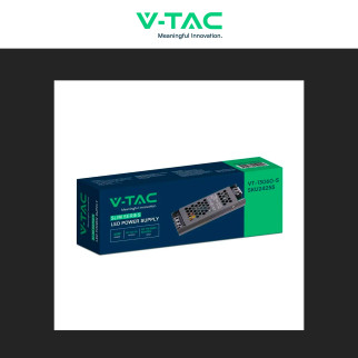 V-Tac VT-13060-S Alimentatore Led Slim 60W 12V 5A Per Uso Interno