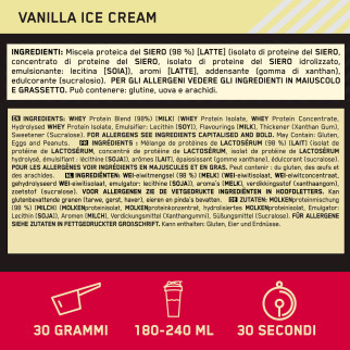 Gold Standard 100% Whey Protein Gelato Vaniglia Optimum Nutrition