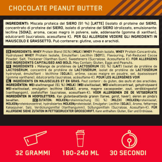 Gold Standard 100% Whey Protein Cioccolato Arachidi Optimum Nutrition