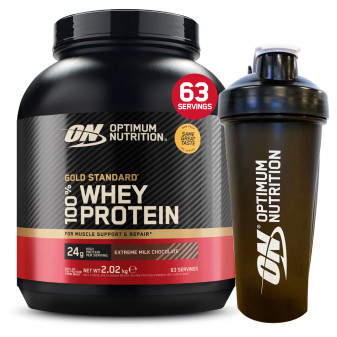 Gold Standard 100% Proteine Cioccolato Latte Shaker Optimum Nutrition