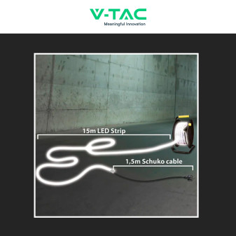 Velamp RibbON Striscia LED Avvolgibile 185W Monocolore SMD Chip 2835