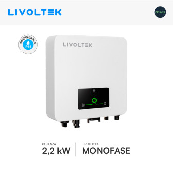Livoltek Inverter Monofase On-Grid 2,2kW IP65 CEI 0-21