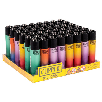 Clipper Large Accendino a Pietrina Metallic Gradient 9 48 Accendini