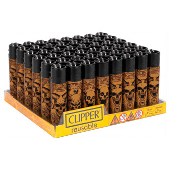 Clipper Large Accendino a Pietrina Laughter In Dark Pure 48 Accendini