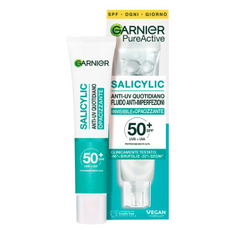 Garnier PureActive Salicylic Fluido Anti-Imperfezioni Anti-UV SPF 50+