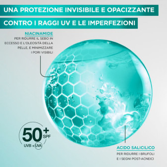 Garnier PureActive Salicylic Fluido Anti-Imperfezioni Anti-UV SPF 50+