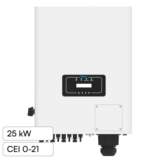 V-Tac Deye Inverter Trifase On-Grid 25kW IP65 CEI 0-21