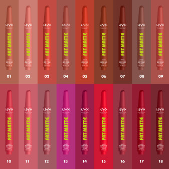 NYX Professional Makeup Fat Matte Smooth Color 18 Berry Smooth
