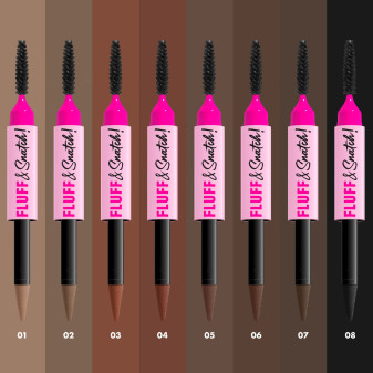 NYX Fluff & Snatch! Penna Sopracciglia Colore 01 Ash Blonde