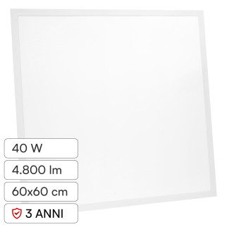 V-Tac VT-61041 Pannello LED Quadrato 60x60 40W SMD