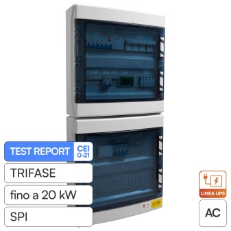 Chint Quadro Elettrico Lato AC Trifase Fino a 20kW 400V IP65 CEI 0-21