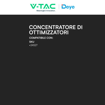 V-Tac Deye Concentratore di Ottimizzatori Fotovoltaico - SKU 12747