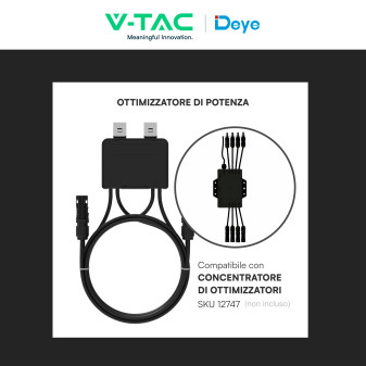 V-Tac Deye Ottimizzatore di Potenza per Pannelli Solari - SKU 12746