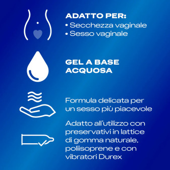 Gel Lubrificante Durex Effetto Seta - Flacone da 50ml