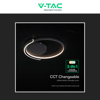 V-Tac VT-84025RD Plafoniera LED a Superficie 70W SMD CCT