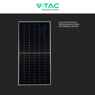 Cavo FV-10 Nero per Pannelli Solari Fotovoltaici V-Tac