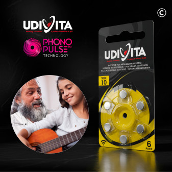 Udivita Batterie Protesi Acustiche Misura 10 Blister da 6