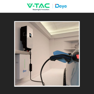 V-Tac Deye Wallbox Intelligente 7kW / 22kW IP66 + Trasmettitore