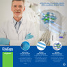 CliniCaps AngleAct Testine Spazzolino Elettrico Setole Angolate