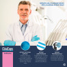 CliniCaps SoftSense Testine Spazzolino Elettrico Nere Setole Morbide