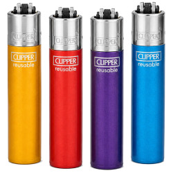 Clipper Micro Accendino a Pietrina Metallic Crystal 14 - 4 Accendini