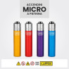 Clipper Micro Accendino a Pietrina Metallic Crystal 14 - 4 Accendini