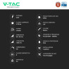 V-Tac Plafoniera Tubo LED Linkabile 48W 150cm SMD CREE IP65