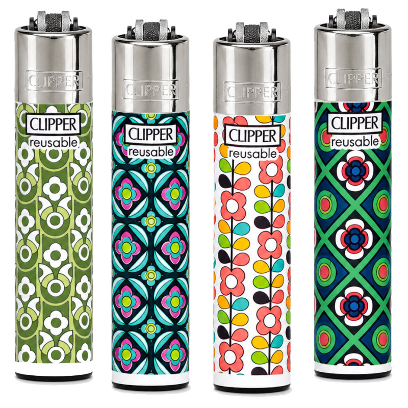 Clipper Large Accendino a Pietrina Retrospring - 4 Accendini