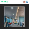 V-Tac VT-61012CCT Mini Pannello LED SMD Rotondo 12W Chip CREE CCT