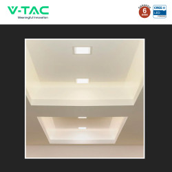 V-Tac VT-61018CCT Mini Pannello LED SMD Quadrato 18W Chip CREE CCT