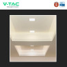 V-Tac VT-61018CCT Mini Pannello LED SMD Quadrato 18W Chip CREE CCT
