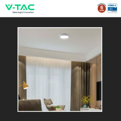 V-Tac VT-61018CCT Mini Pannello LED SMD Rotondo 18W Chip CREE CCT
