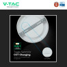 V-Tac VT-61024CCT Mini Pannello LED SMD Rotondo 24W Chip CREE CCT