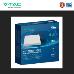 V-Tac VT-61024CCT Mini Pannello LED SMD Rotondo 24W Chip CREE CCT