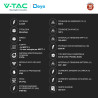V-Tac Inverter Monofase Ibrido On-Grid / Off-Grid 6kW IP65