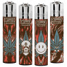 Clipper Large Accendino a Pietrina Burning Leaves 4 Accendini