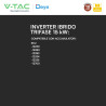 V-Tac Inverter Trifase Ibrido On-Grid / Off-Grid 15kW IP65