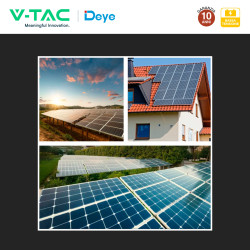 V-Tac Deye Inverter Trifase On-Grid / Off-Grid 5kW IP65