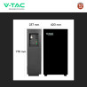 V-Tac Batteria BMS LiFePO4 51,2V 200Ah 10,24kWh Colore Nero