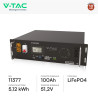 VT48100E-P2 Accumulatore 5,12kWh Impianti Fotovoltaici CEI 0-21 V-Tac